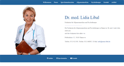 Desktop Screenshot of praxis-libal.de